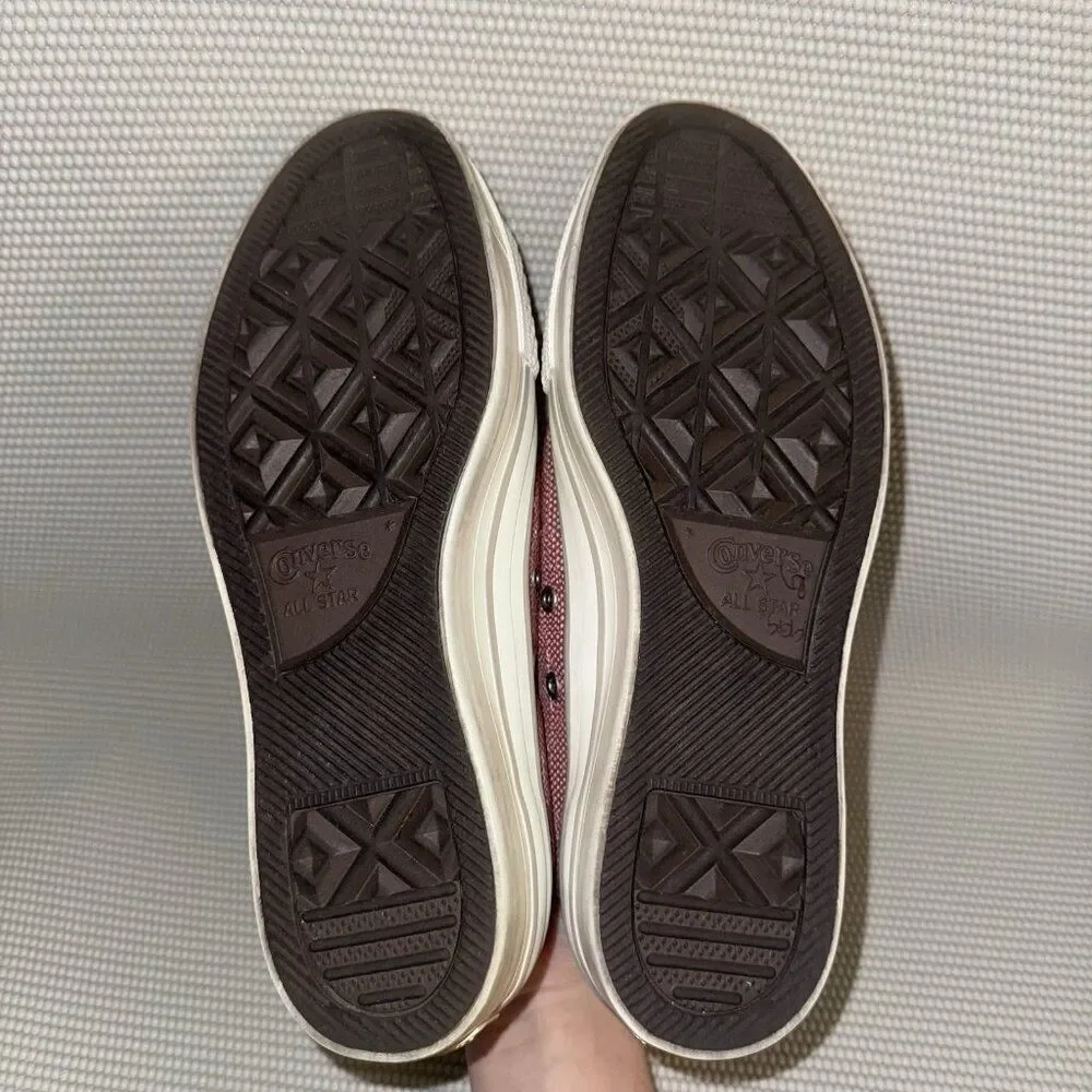 Converse Platform Low Top Sneakers in Metallic Pink - Picture 7 of 9